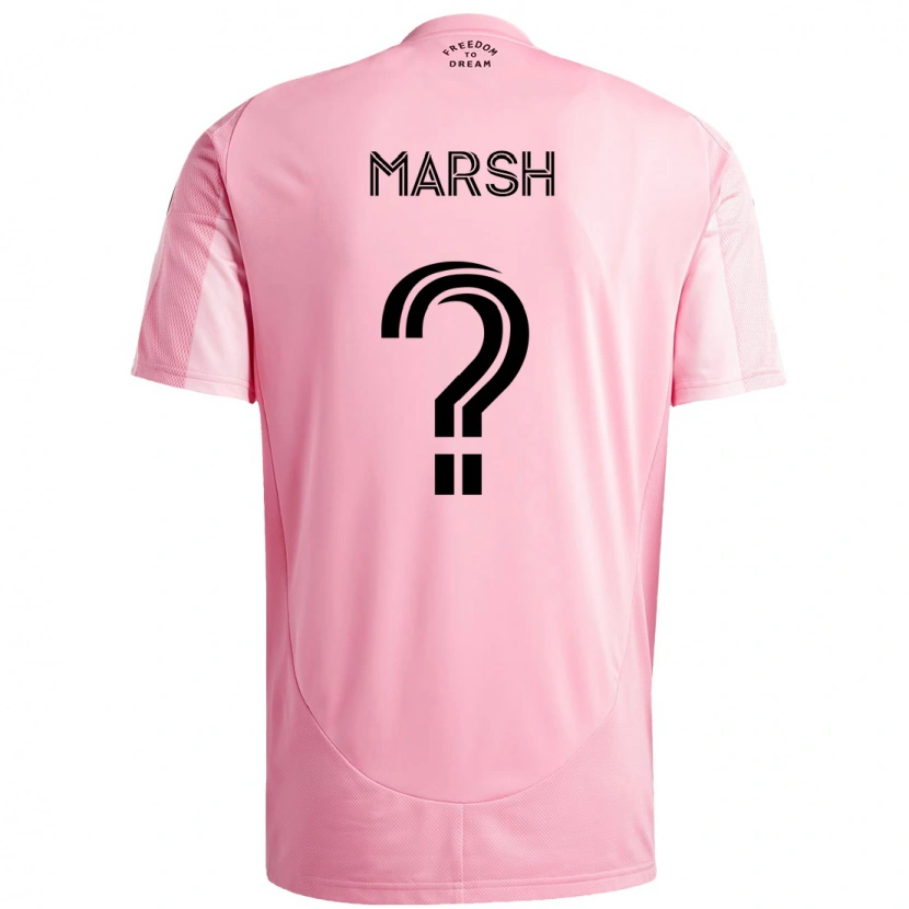 Danxen Kinder Cadriano Marsh #0 Rosa Schwarz Heimtrikot Trikot 2025/26 T-Shirt