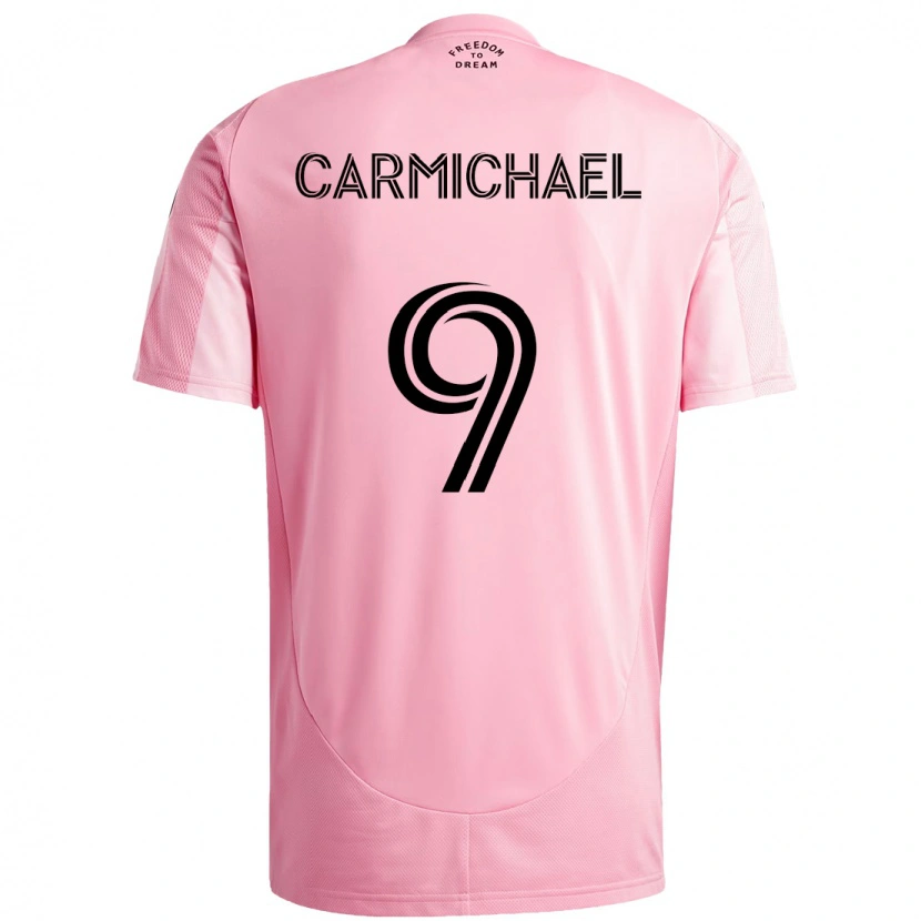 Danxen Kinder Ryan Carmichael #9 Rosa Schwarz Heimtrikot Trikot 2025/26 T-Shirt