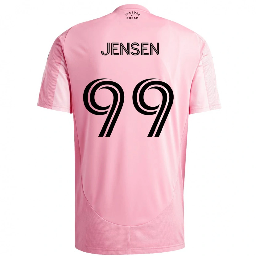 Danxen Kinder Cole Jensen #99 Rosa Schwarz Heimtrikot Trikot 2025/26 T-Shirt