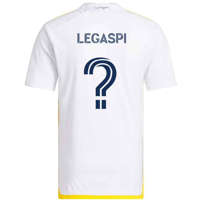 Danxen Kinder Allan Legaspi #0 Weiß Gelb Heimtrikot Trikot 2025/26 T-Shirt