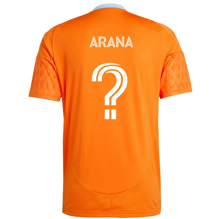 Danxen Kinder Matthew Arana #0 Orange Weiß Heimtrikot Trikot 2025/26 T-Shirt