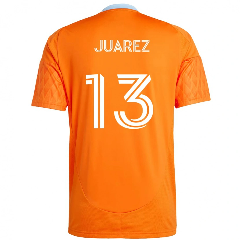 Danxen Kinder Jathan Juarez #13 Orange Weiß Heimtrikot Trikot 2025/26 T-Shirt