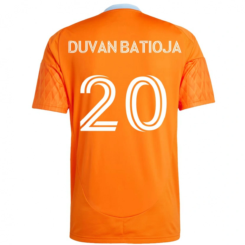 Danxen Kinder Andy Batioja #20 Orange Weiß Heimtrikot Trikot 2025/26 T-Shirt