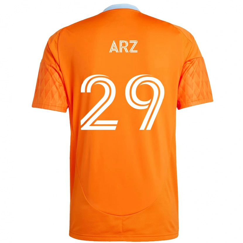 Danxen Kinder Exon Arzú #29 Orange Weiß Heimtrikot Trikot 2025/26 T-Shirt