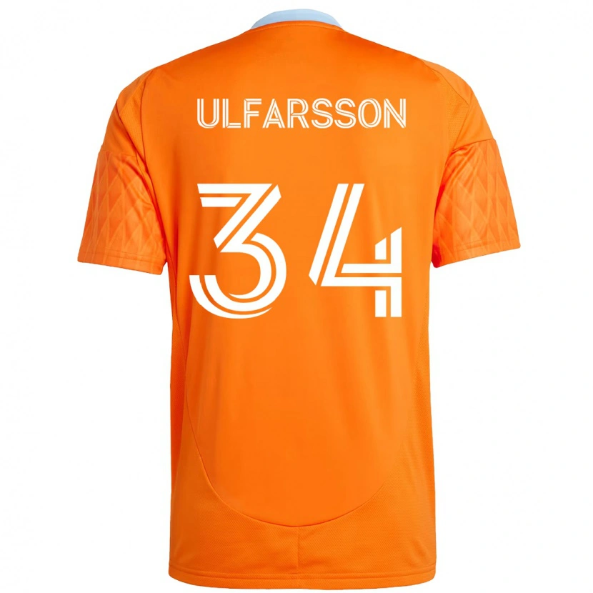 Danxen Kinder Thor Úlfarsson #34 Orange Weiß Heimtrikot Trikot 2025/26 T-Shirt