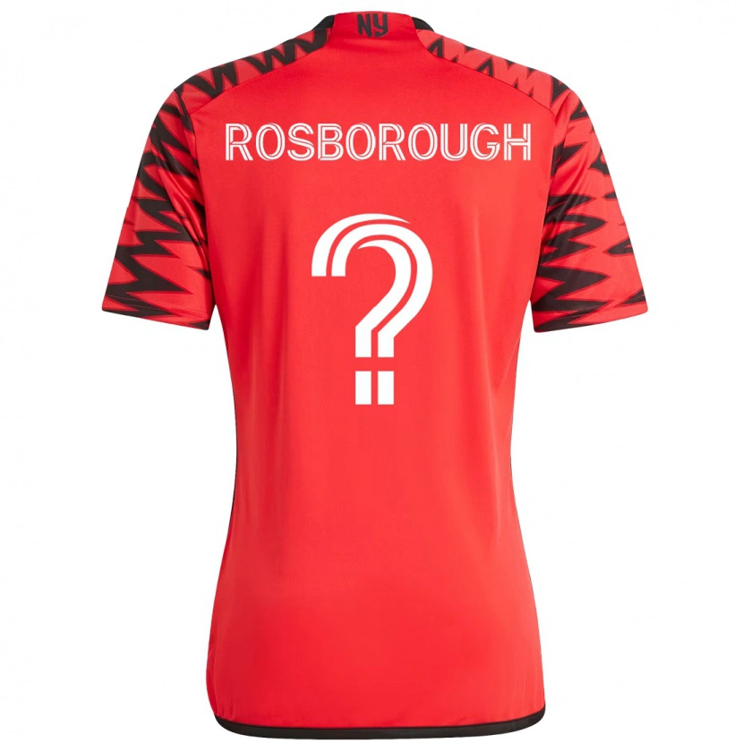 Danxen Kinder Tanner Rosborough #0 Rot Schwarz Heimtrikot Trikot 2025/26 T-Shirt