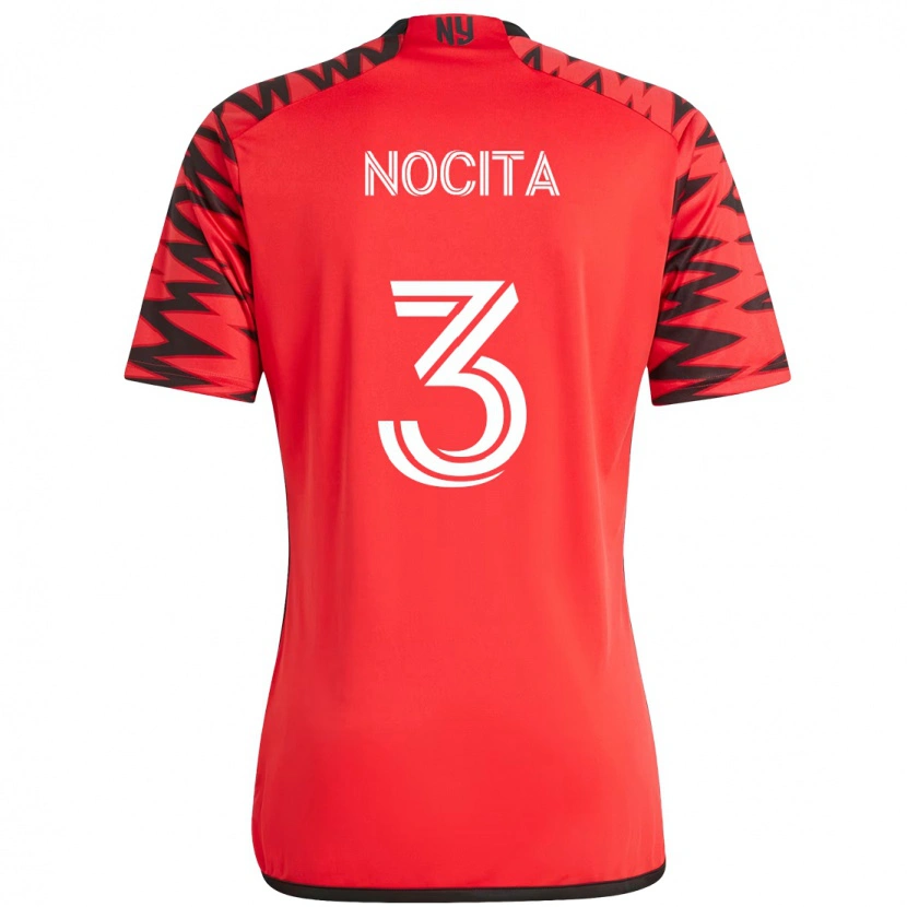 Danxen Kinder Matthew Nocita #3 Rot Schwarz Heimtrikot Trikot 2025/26 T-Shirt