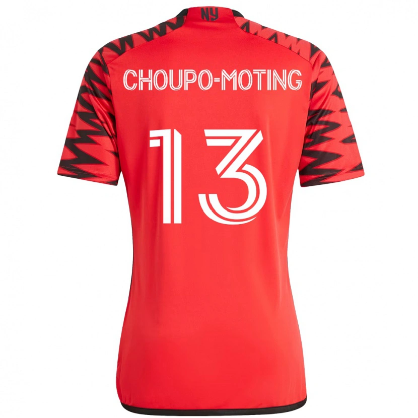 Danxen Kinder Eric-Maxim Choupo-Moting #13 Rot Schwarz Heimtrikot Trikot 2025/26 T-Shirt