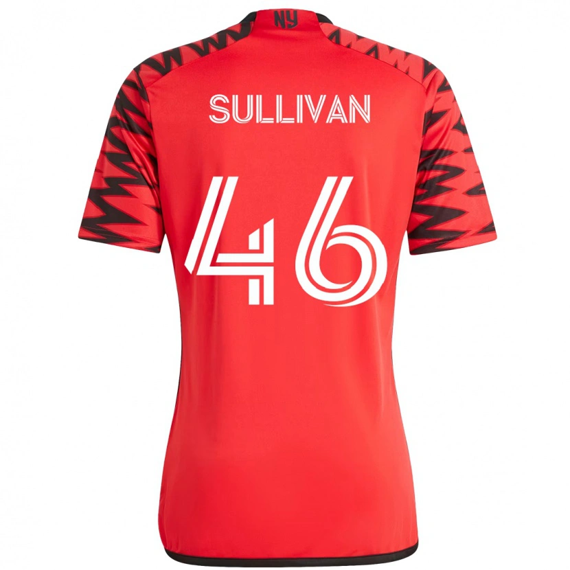 Danxen Kinder Dylan Sullivan #46 Rot Schwarz Heimtrikot Trikot 2025/26 T-Shirt