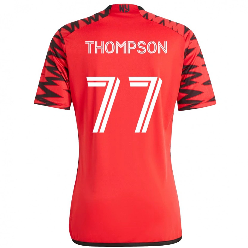 Danxen Kinder Amos Shapiro-Thompson #77 Rot Schwarz Heimtrikot Trikot 2025/26 T-Shirt