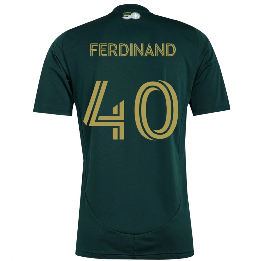 Danxen Kinder Keesean Ferdinand #40 Schwarz Braun Heimtrikot Trikot 2025/26 T-Shirt