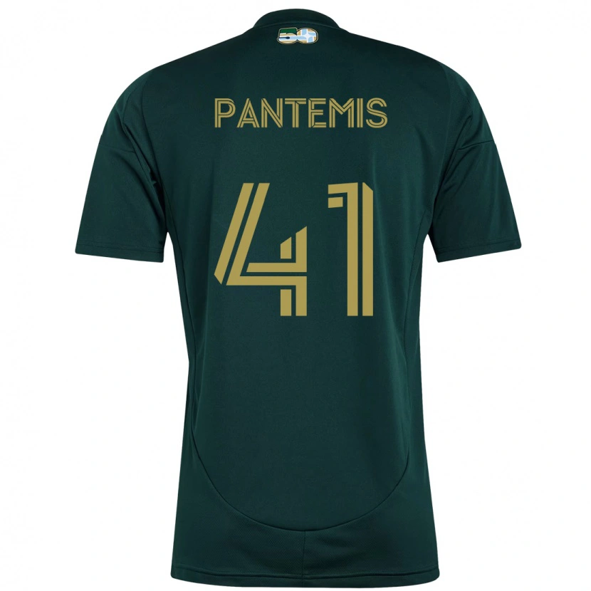 Danxen Kinder James Pantemis #41 Schwarz Braun Heimtrikot Trikot 2025/26 T-Shirt