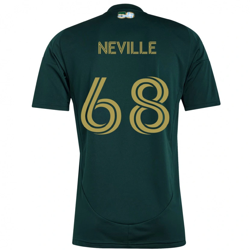 Danxen Kinder Harvey Neville #68 Schwarz Braun Heimtrikot Trikot 2025/26 T-Shirt