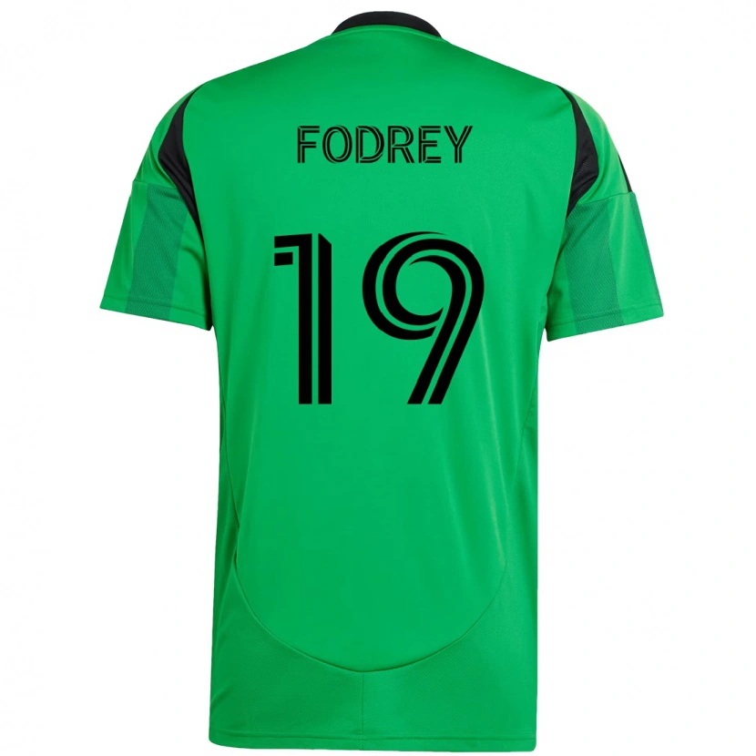 Danxen Kinder Cj Fodrey #19 Grün Schwarz Heimtrikot Trikot 2025/26 T-Shirt