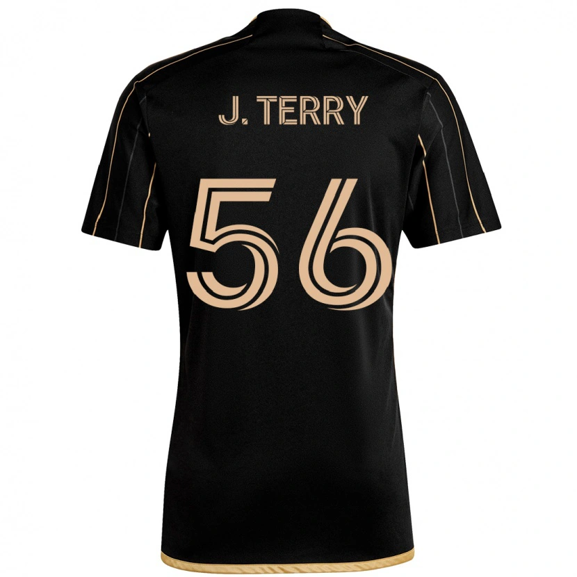 Danxen Kinder Jude Terry #56 Schwarz Braun Heimtrikot Trikot 2025/26 T-Shirt
