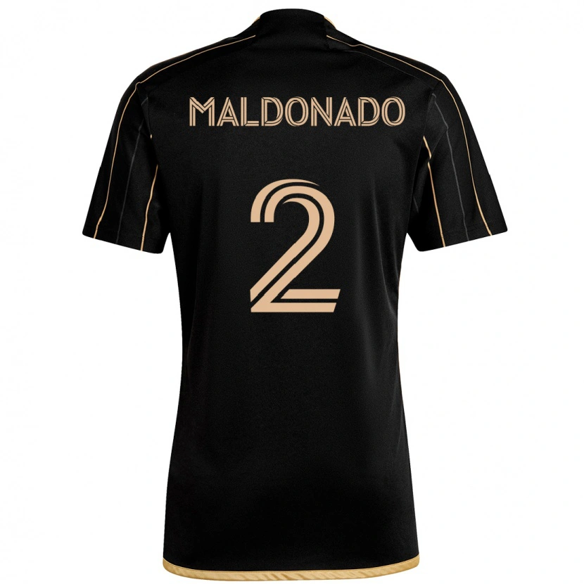 Danxen Kinder Denil Maldonado #2 Schwarz Braun Heimtrikot Trikot 2025/26 T-Shirt