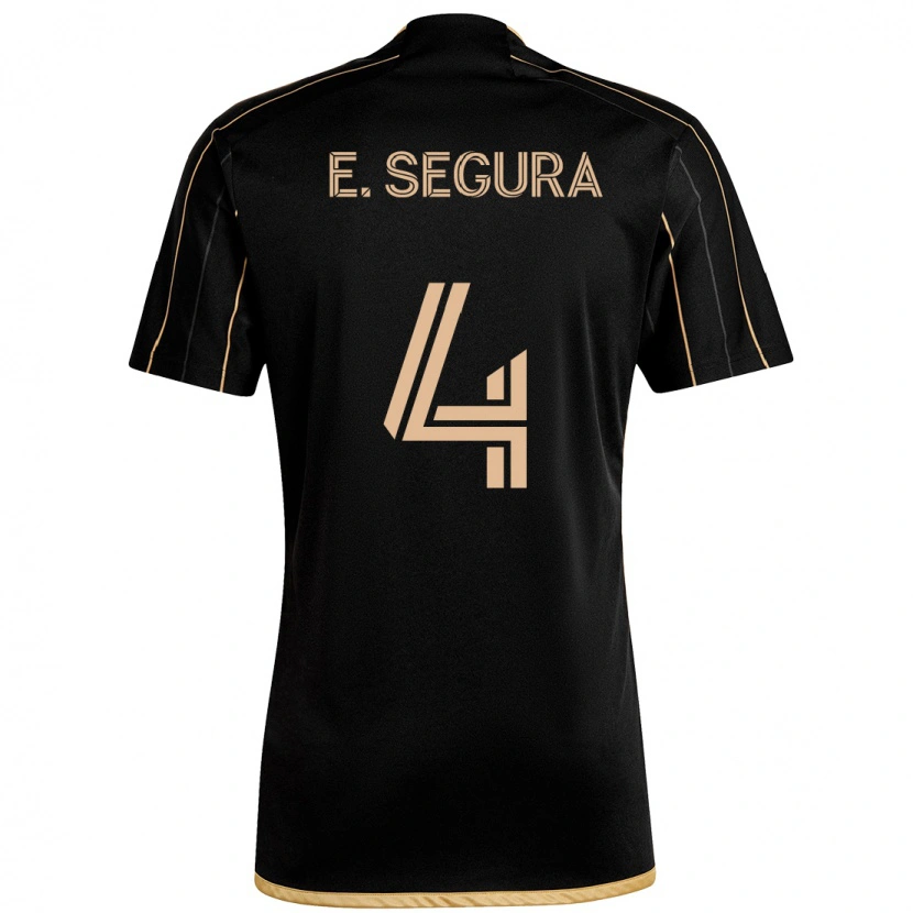 Danxen Kinder Eddie Segura #4 Schwarz Braun Heimtrikot Trikot 2025/26 T-Shirt