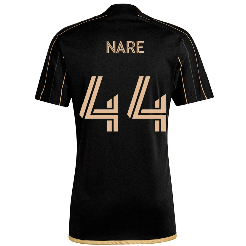 Danxen Kinder Thabo Nare #44 Schwarz Braun Heimtrikot Trikot 2025/26 T-Shirt