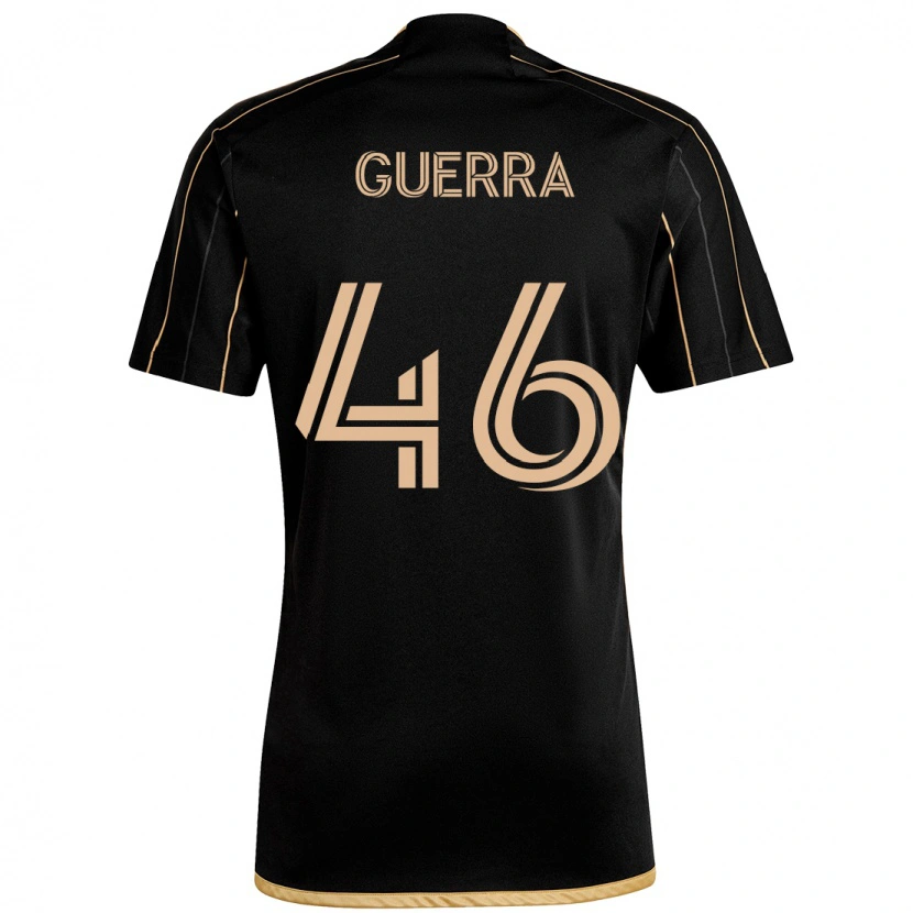 Danxen Kinder Decarlo Guerra #46 Schwarz Braun Heimtrikot Trikot 2025/26 T-Shirt