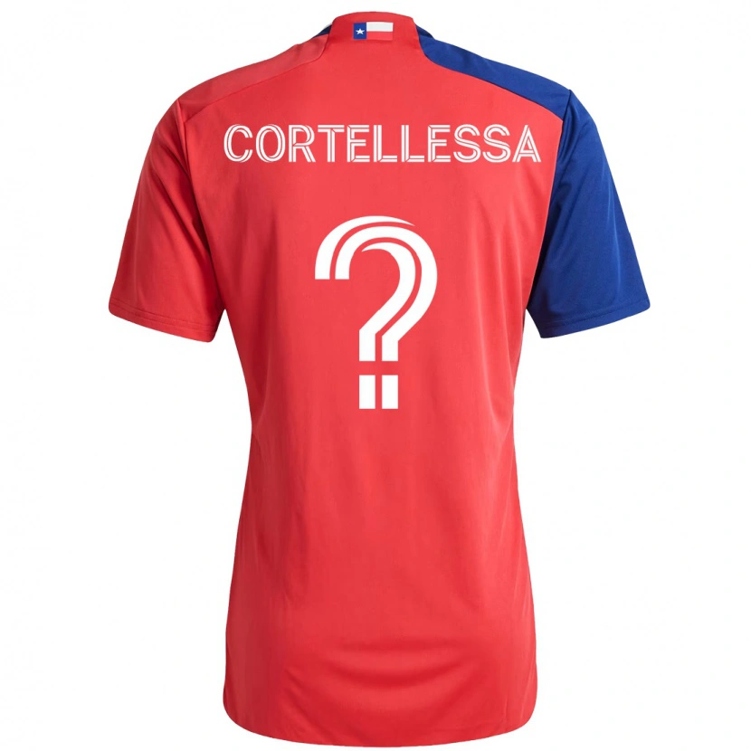 Danxen Kinder Michael Cortellessa #0 Rot Marineblau Heimtrikot Trikot 2025/26 T-Shirt