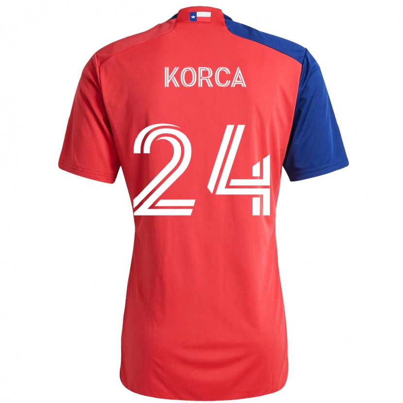 Danxen Kinder Amet Korca #24 Rot Marineblau Heimtrikot Trikot 2025/26 T-Shirt