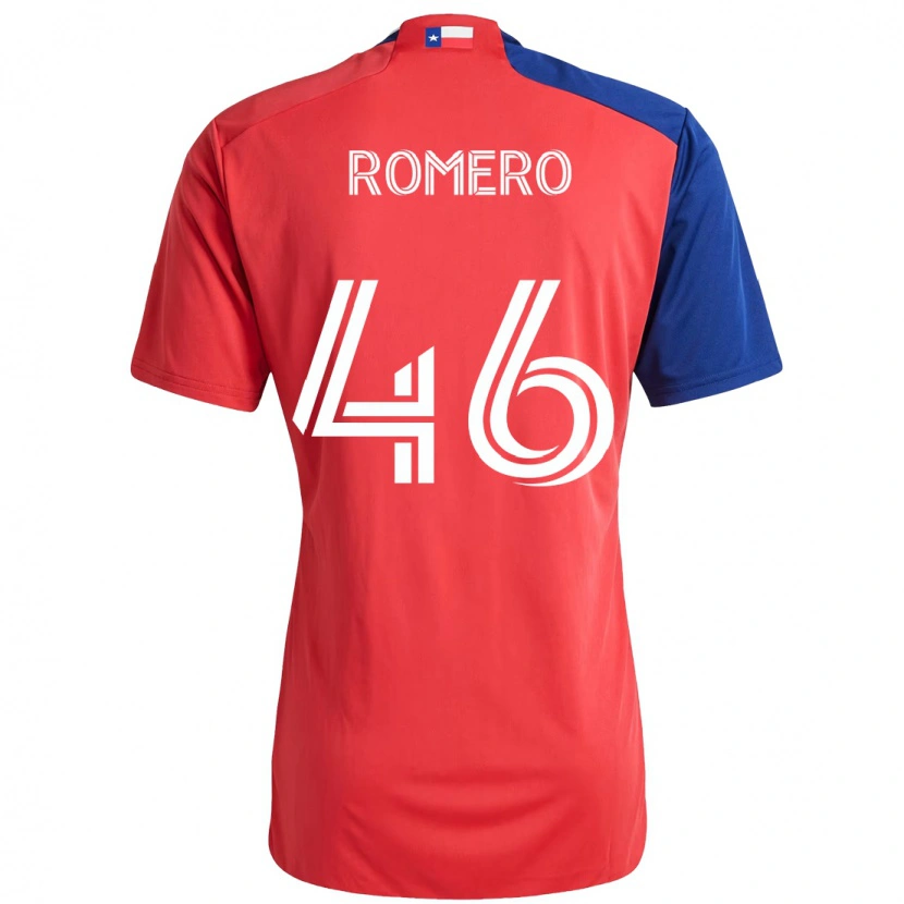 Danxen Kinder Isaac Romero #46 Rot Marineblau Heimtrikot Trikot 2025/26 T-Shirt