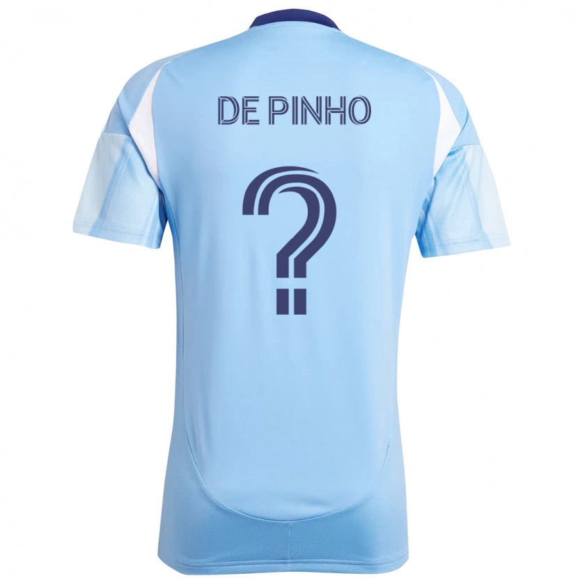 Danxen Kinder Lucas De Pinho #0 Hellblau Heimtrikot Trikot 2025/26 T-Shirt
