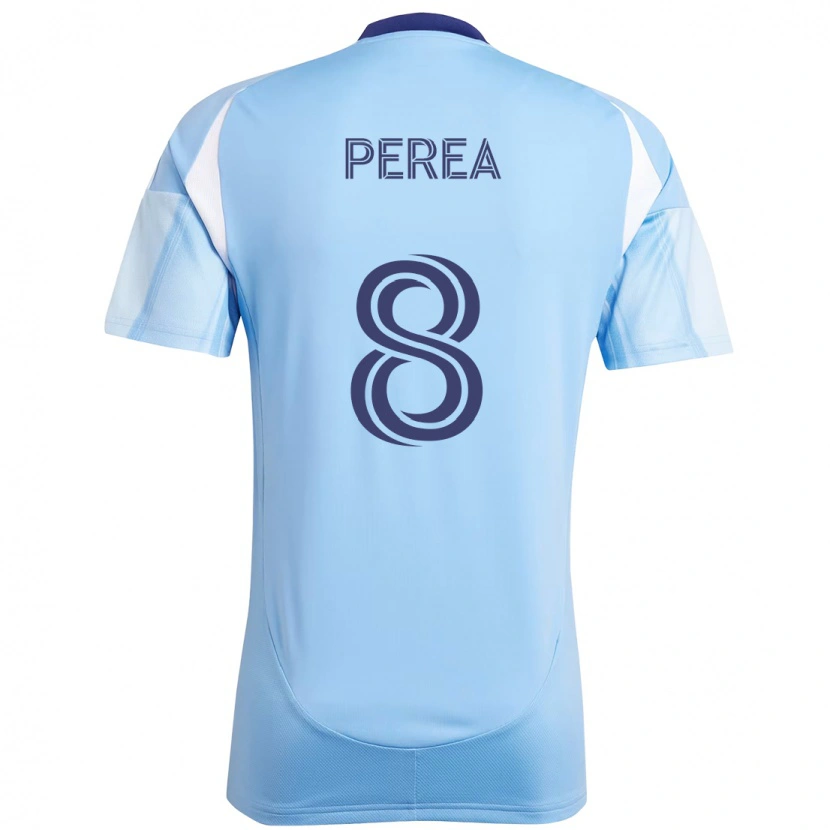 Danxen Kinder Andrés Perea #8 Hellblau Heimtrikot Trikot 2025/26 T-Shirt