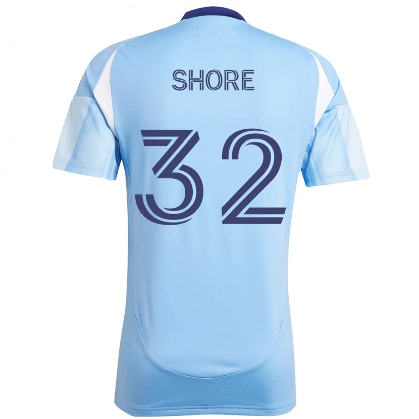 Danxen Kinder Jonathan Shore #32 Hellblau Heimtrikot Trikot 2025/26 T-Shirt