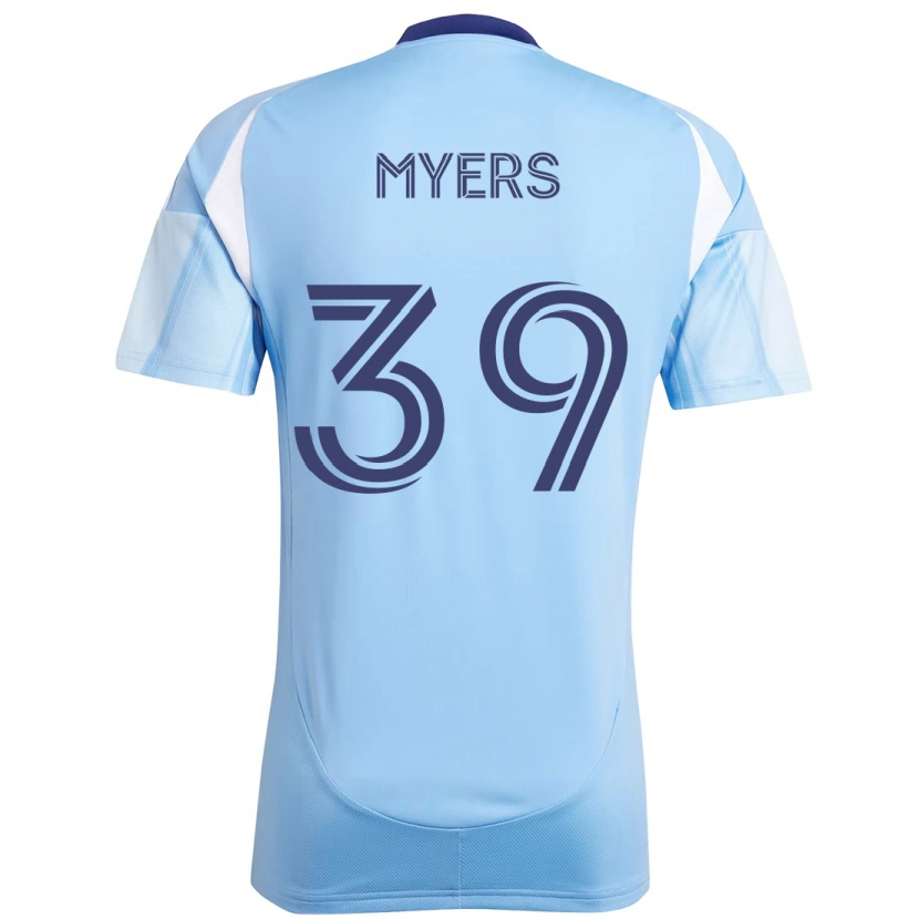 Danxen Kinder Md Myers #39 Hellblau Heimtrikot Trikot 2025/26 T-Shirt