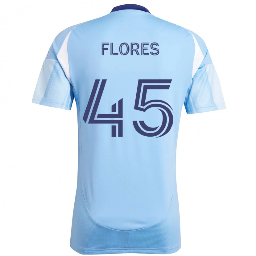 Danxen Kinder Brian Flores #45 Hellblau Heimtrikot Trikot 2025/26 T-Shirt