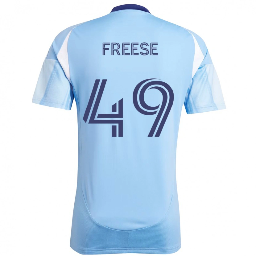 Danxen Kinder Matt Freese #49 Hellblau Heimtrikot Trikot 2025/26 T-Shirt