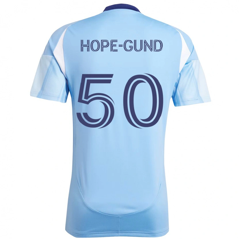 Danxen Kinder Kofi Hope-Gund #50 Hellblau Heimtrikot Trikot 2025/26 T-Shirt