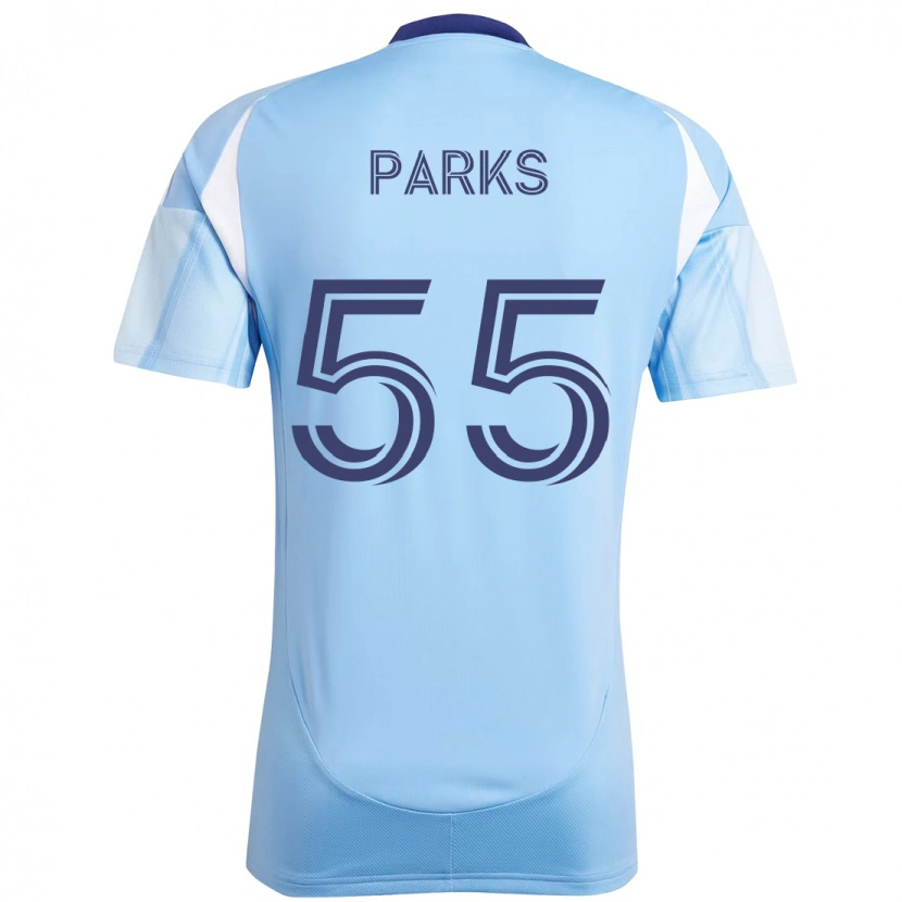 Danxen Kinder Keaton Parks #55 Hellblau Heimtrikot Trikot 2025/26 T-Shirt
