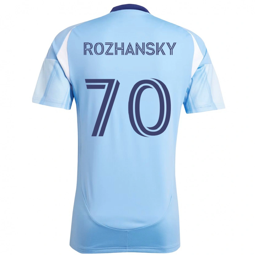 Danxen Kinder Jake Rozhansky #70 Hellblau Heimtrikot Trikot 2025/26 T-Shirt