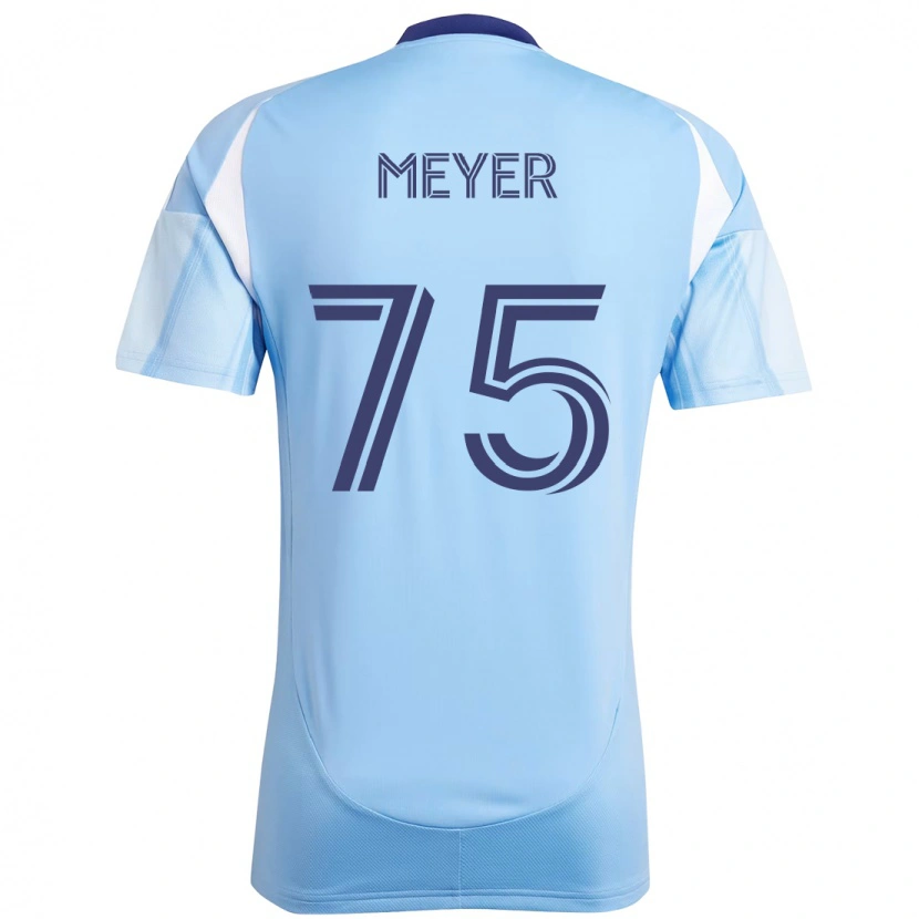 Danxen Kinder Will Meyer #75 Hellblau Heimtrikot Trikot 2025/26 T-Shirt