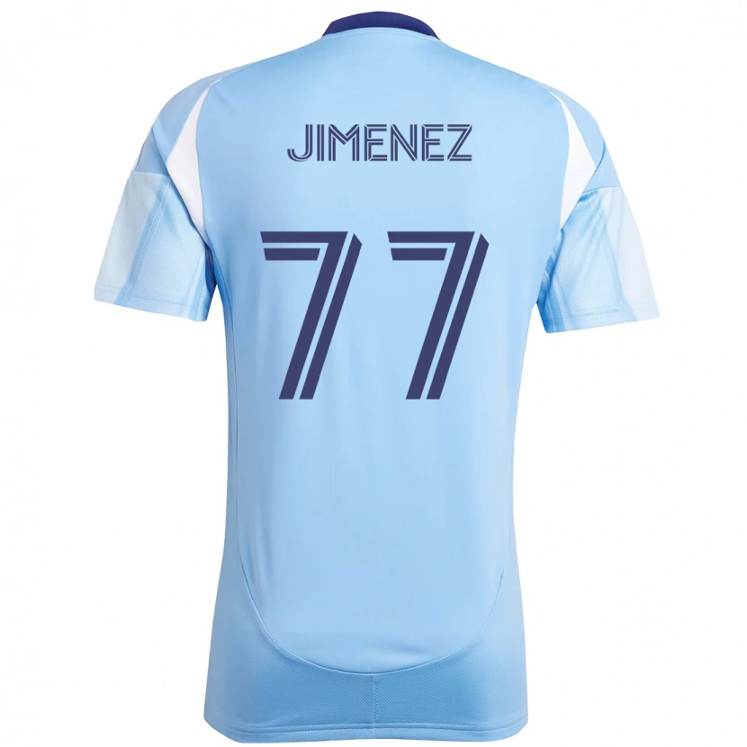 Danxen Kinder Jonathan Jiménez #77 Hellblau Heimtrikot Trikot 2025/26 T-Shirt