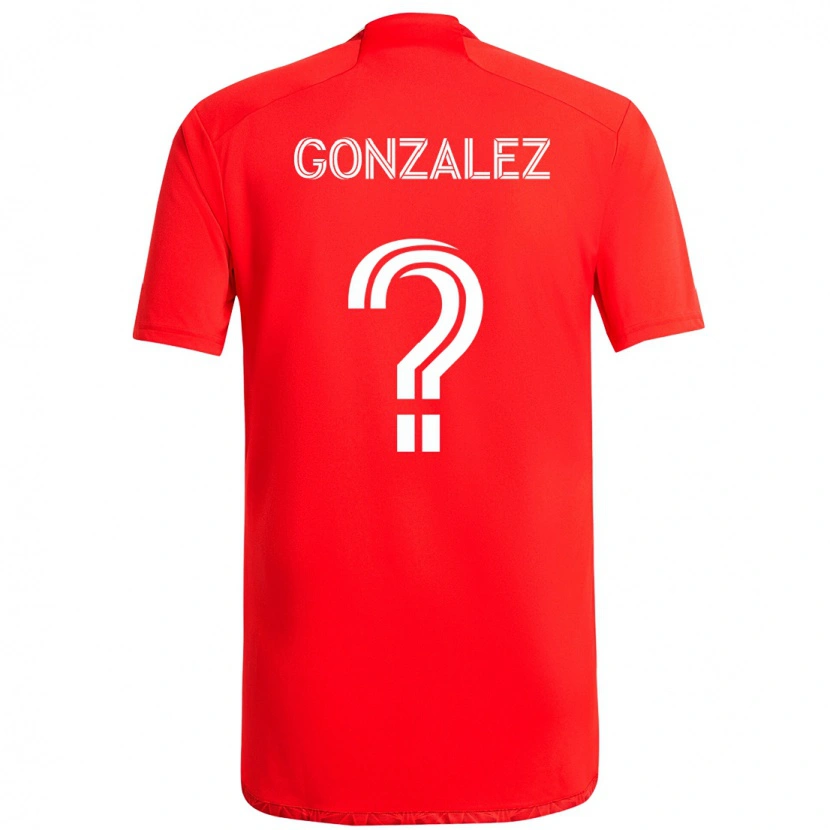 Danxen Kinder Omar González #0 Rot Weiß Heimtrikot Trikot 2025/26 T-Shirt