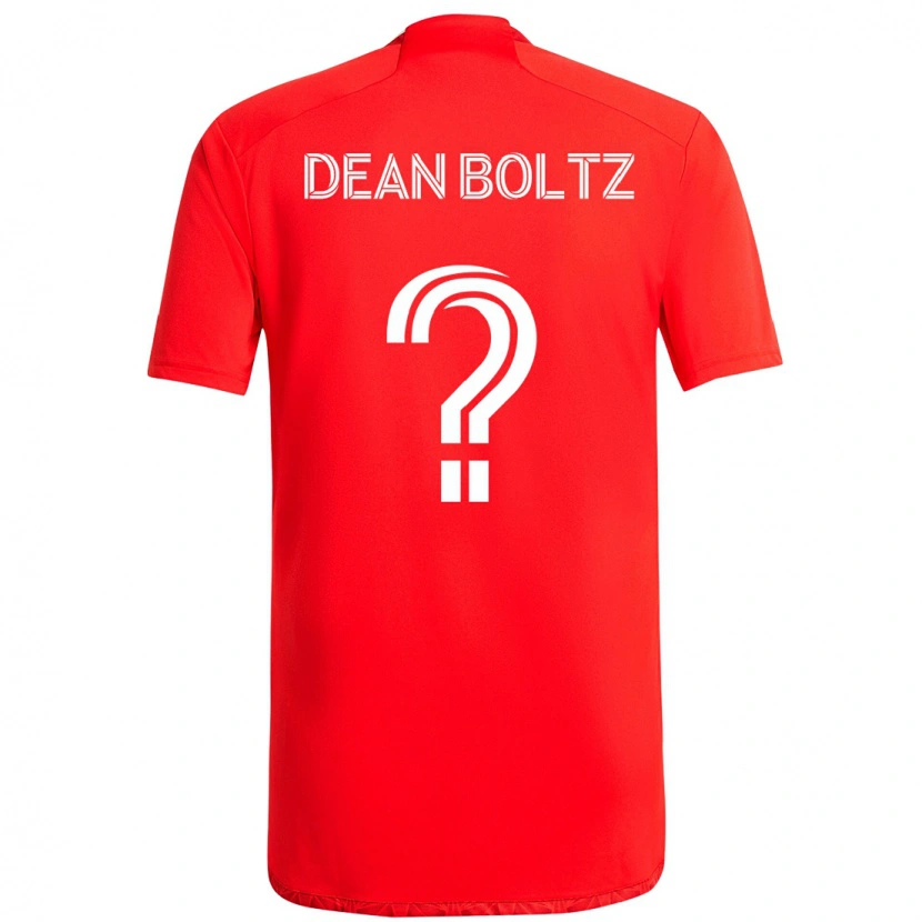 Danxen Kinder Dean Boltz #0 Rot Weiß Heimtrikot Trikot 2025/26 T-Shirt