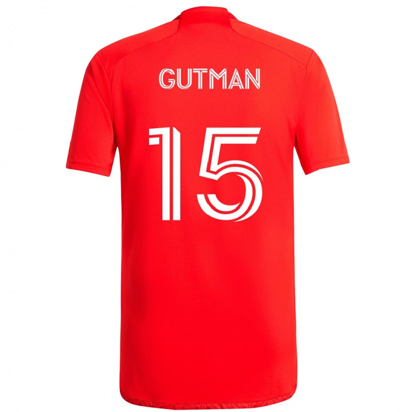 Danxen Kinder Andrew Gutman #15 Rot Weiß Heimtrikot Trikot 2025/26 T-Shirt