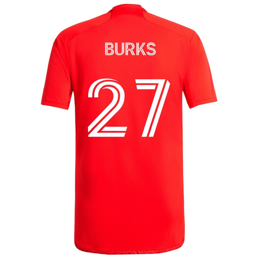 Danxen Kinder Kendall Burks #27 Rot Weiß Heimtrikot Trikot 2025/26 T-Shirt