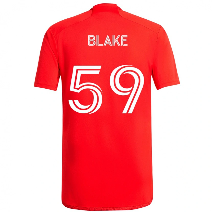 Danxen Kinder Romain Blake #59 Rot Weiß Heimtrikot Trikot 2025/26 T-Shirt