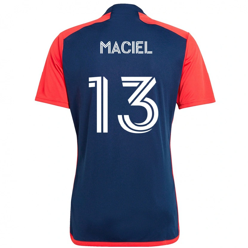 Danxen Kinder Maciel #13 Blau Rot Heimtrikot Trikot 2025/26 T-Shirt