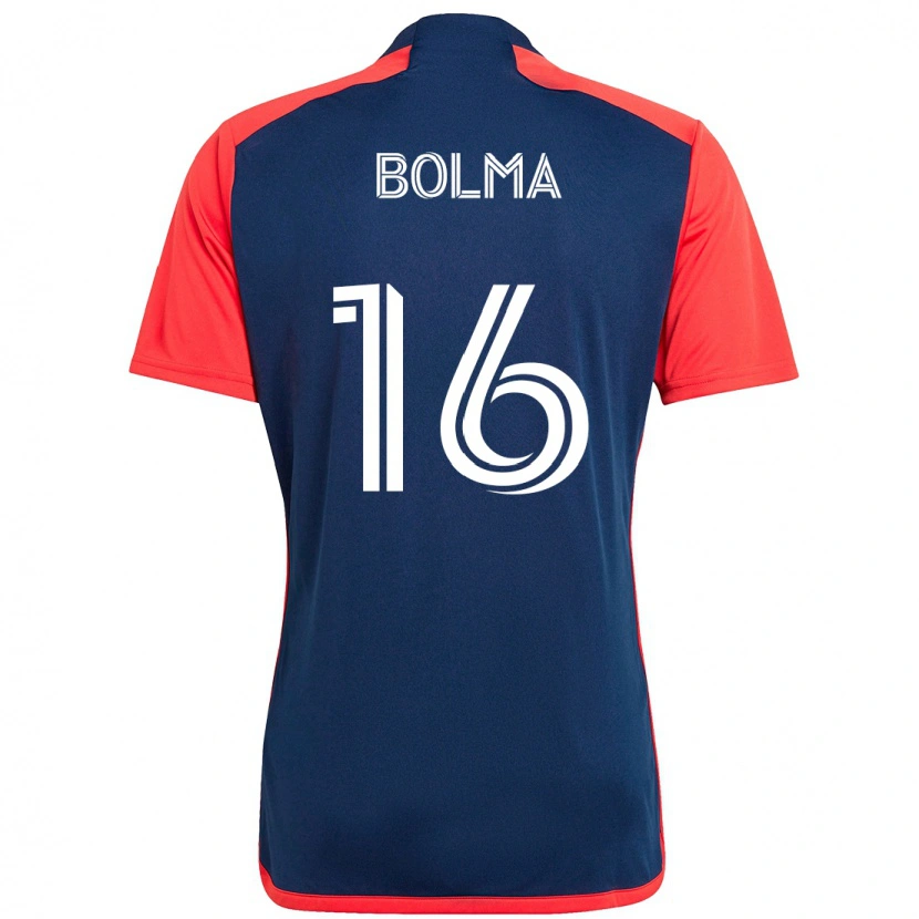 Danxen Kinder Josh Bolma #16 Blau Rot Heimtrikot Trikot 2025/26 T-Shirt