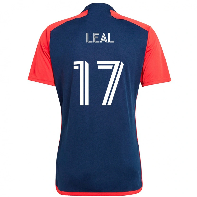 Danxen Kinder Patrick Leal #17 Blau Rot Heimtrikot Trikot 2025/26 T-Shirt