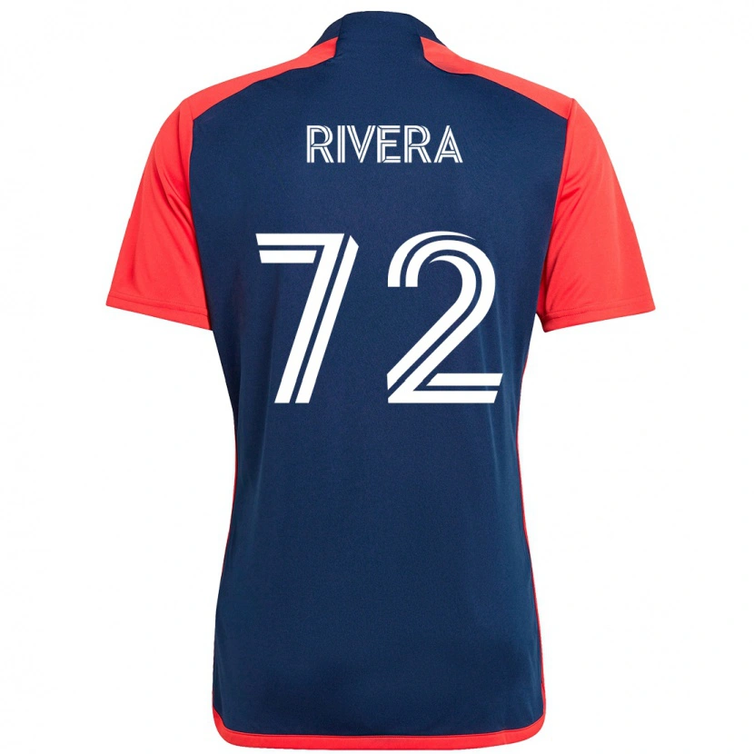 Danxen Kinder Damián Rivera #72 Blau Rot Heimtrikot Trikot 2025/26 T-Shirt