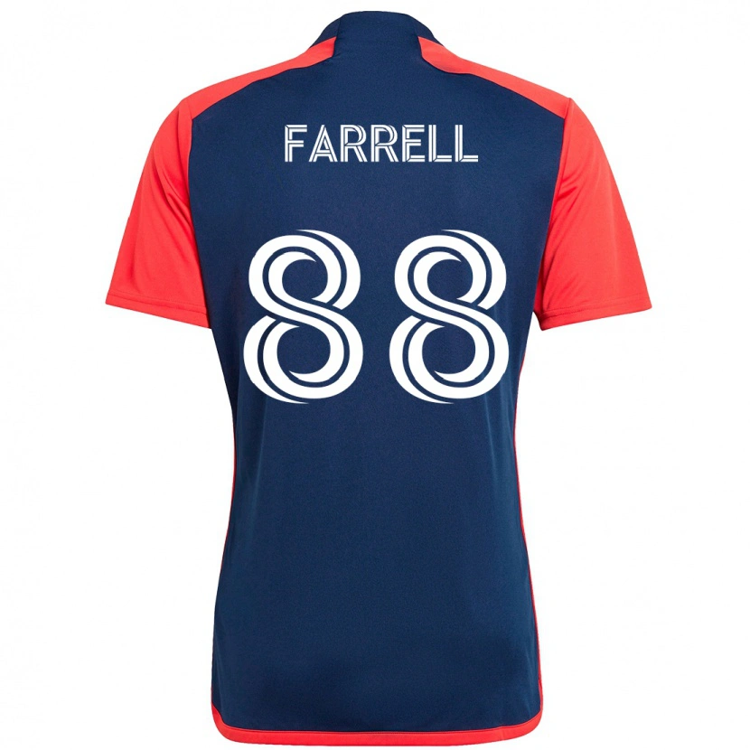 Danxen Kinder Andrew Farrell #88 Blau Rot Heimtrikot Trikot 2025/26 T-Shirt