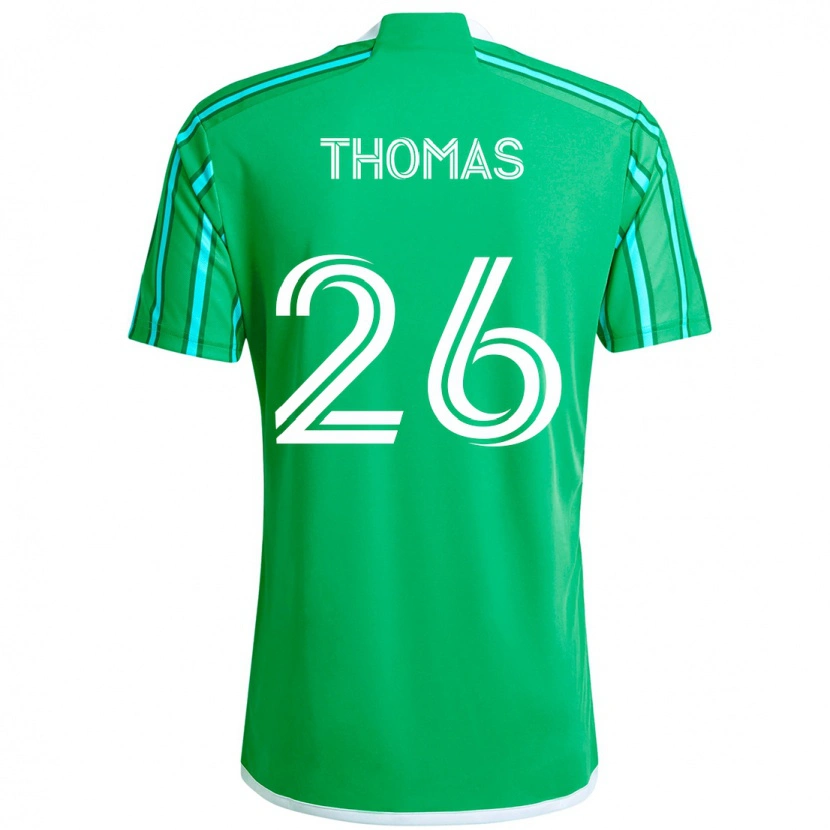 Danxen Kinder Andrew Thomas #26 Grün Weiß Heimtrikot Trikot 2025/26 T-Shirt