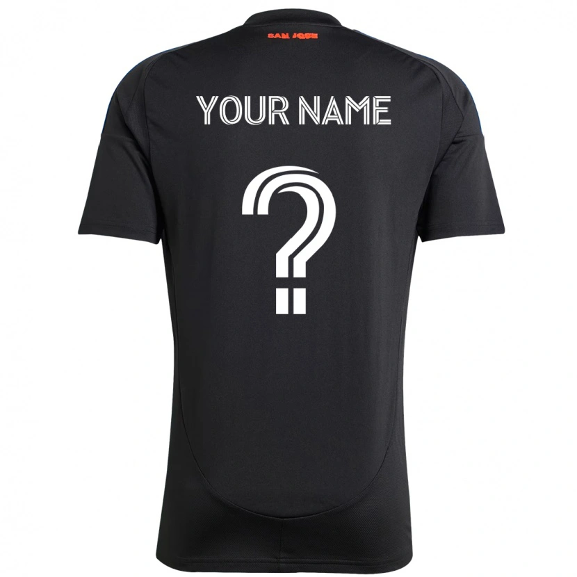 Danxen Kinder Ihren Namen #0 Schwarz Dunkelblau Heimtrikot Trikot 2025/26 T-Shirt