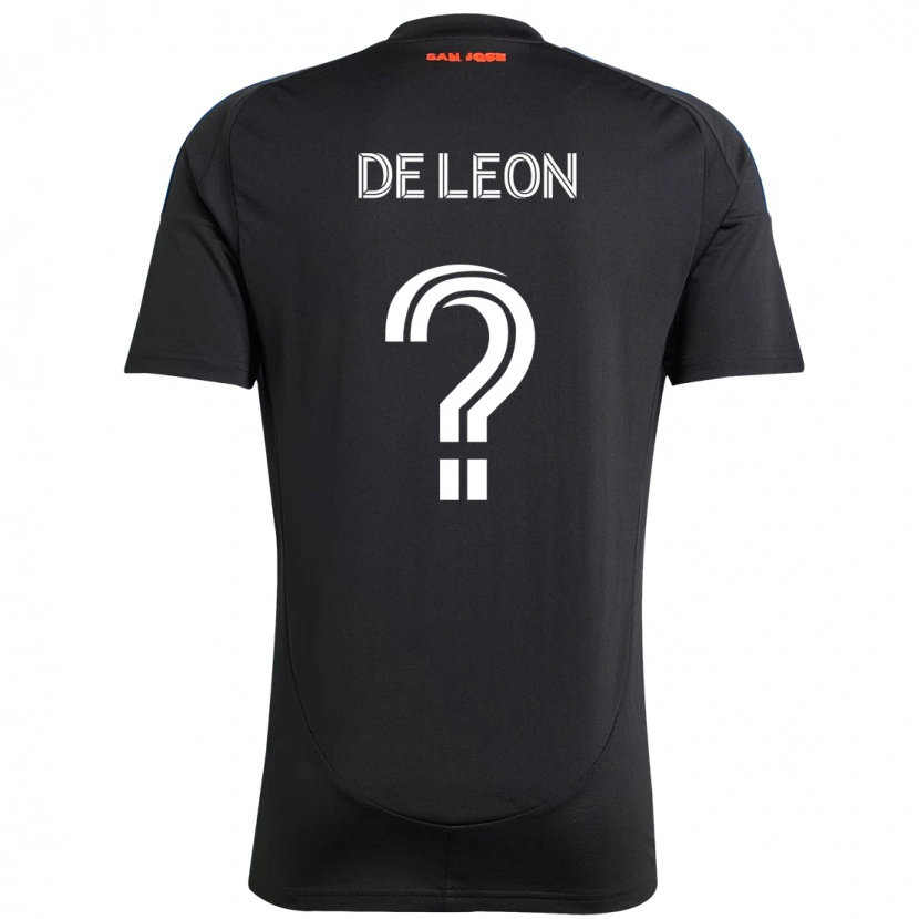 Danxen Kinder Brandon De Leon #0 Schwarz Dunkelblau Heimtrikot Trikot 2025/26 T-Shirt